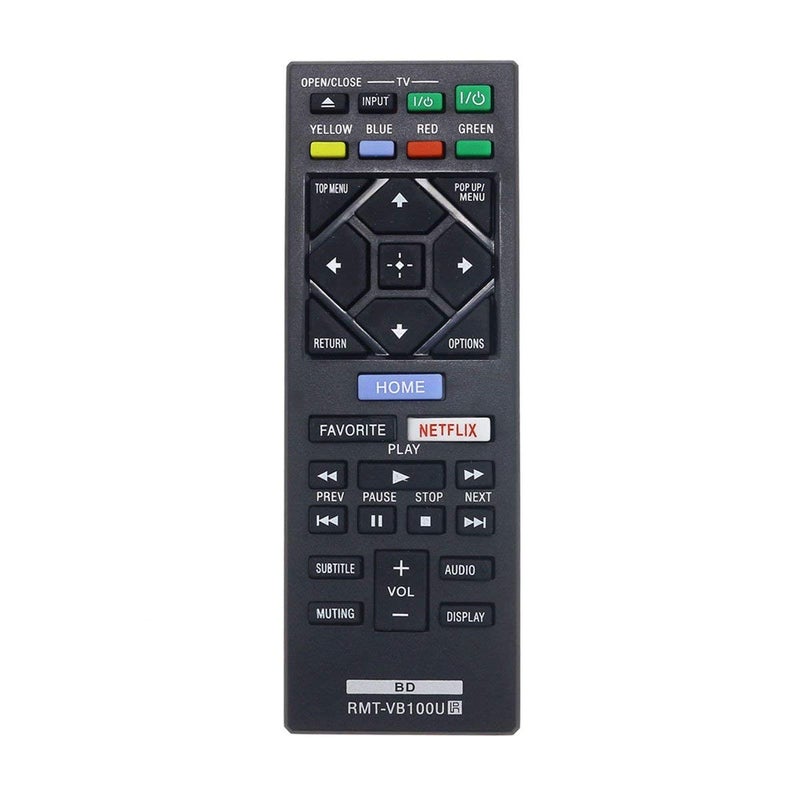 Elekpia RMT-VB100U Blu-ray Remote Control Compatible with Sony BD Bluray Player BDP-S4500 BDP-S5500 BDP-S6500 BDP-BX150 BDP-BX350 BDP-BX550 BDP-BX650 BDP-S1500 BDP-S2500 BDP-S2900 BDP-S3500 - Image 1
